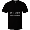 Later, I Discovered... " Arthur Ashe " Inspirational Fashion T Shirt