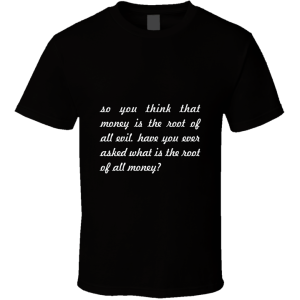 So You Think... " Ayn Rand " Inspirational Fashion T Shirt