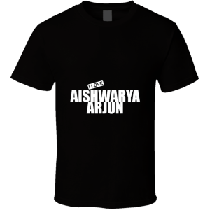 Aiwhsarya Arjun, Indian Film Actress, Celebrity Fashion T Shirt