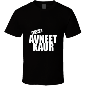 Avneet Kaur, Indian Film Actress, Celebrity Fashion T Shirt