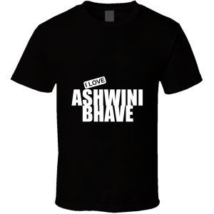 Ashwini Bhave, Indian Film Actress, Celebrity Fashion T Shirt