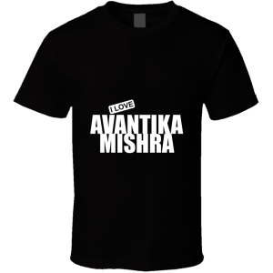 Avantika Mishra, Indian Film Actress, Celebrity Fashion T Shirt