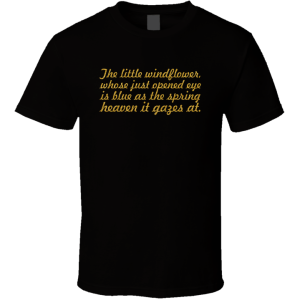 The Little Windflower... Inspirational Fashion T Shirt