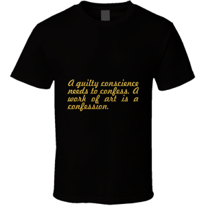 A Quilty... Albert Camus Inspirational Fashion T Shirt