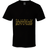 In Order... Albert Camus Inspirational Fashion T Shirt