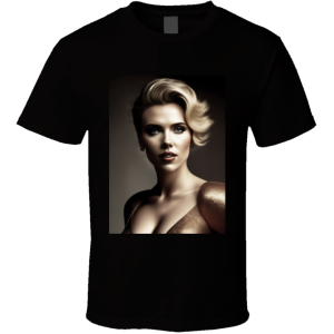 Scarlett Johansson 1 ( Digital Painting ) T Shirt