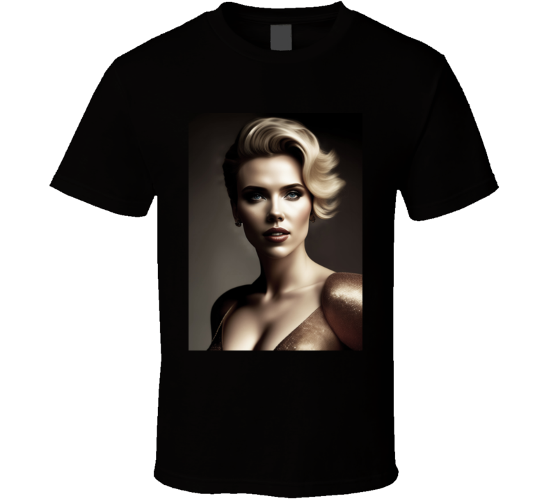 Scarlett Johansson 1 ( Digital Painting ) T Shirt