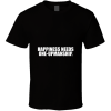 Happiness... "zygmunt Bauman" Inspirational Fashion T Shirt