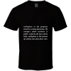 Civilization Is The... " Ayn Rand " Inspirational Fashion T Shirt