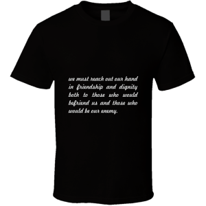 We Must Reach Out... " Arthur Ashe " Inspirational Fashion T Shirt