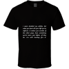 I Never Doubted... " Hank Aaron " Inspirational Fashion T Shirt