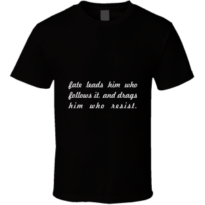 Fate Leads Him... " Plutarch " Inspirational Fashion T Shirt