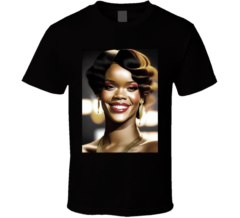 Rihanna3 ( Digital Painting ) T Shirt